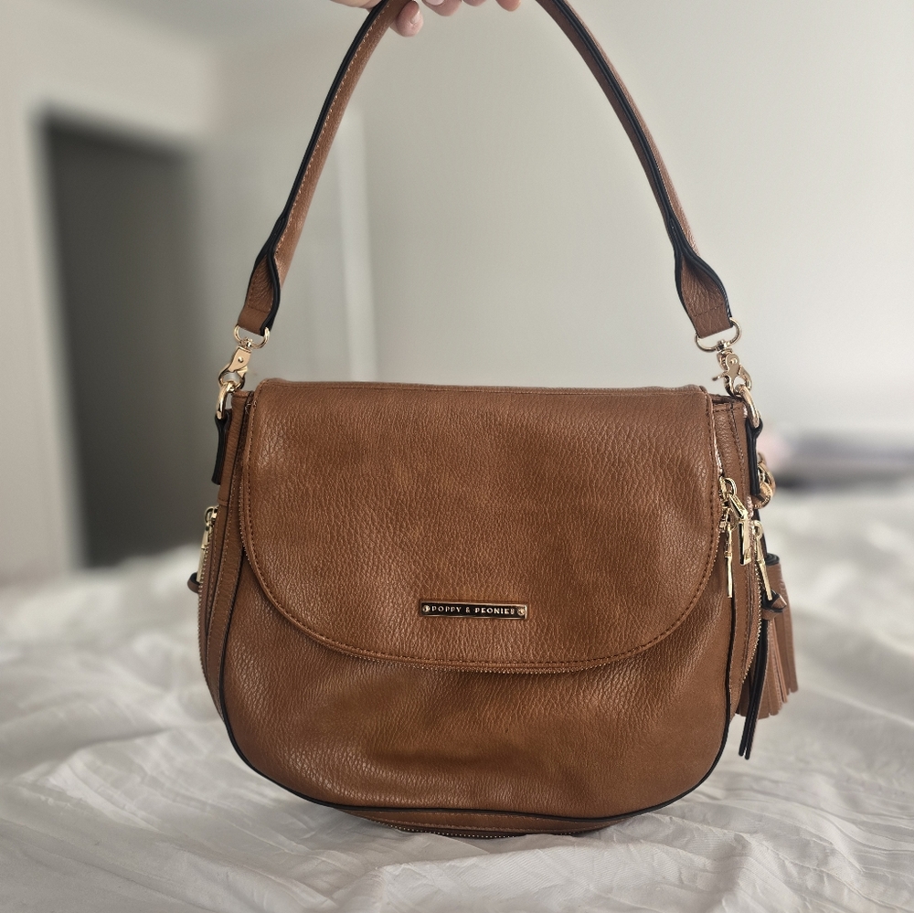 Poppy & Peonies Crossbody